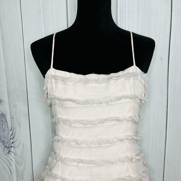 Princess Polly Size 6 Molina Mini Slip Dress Blush Pink Coquette Ruffle Cocktail - Picture 2 of 12